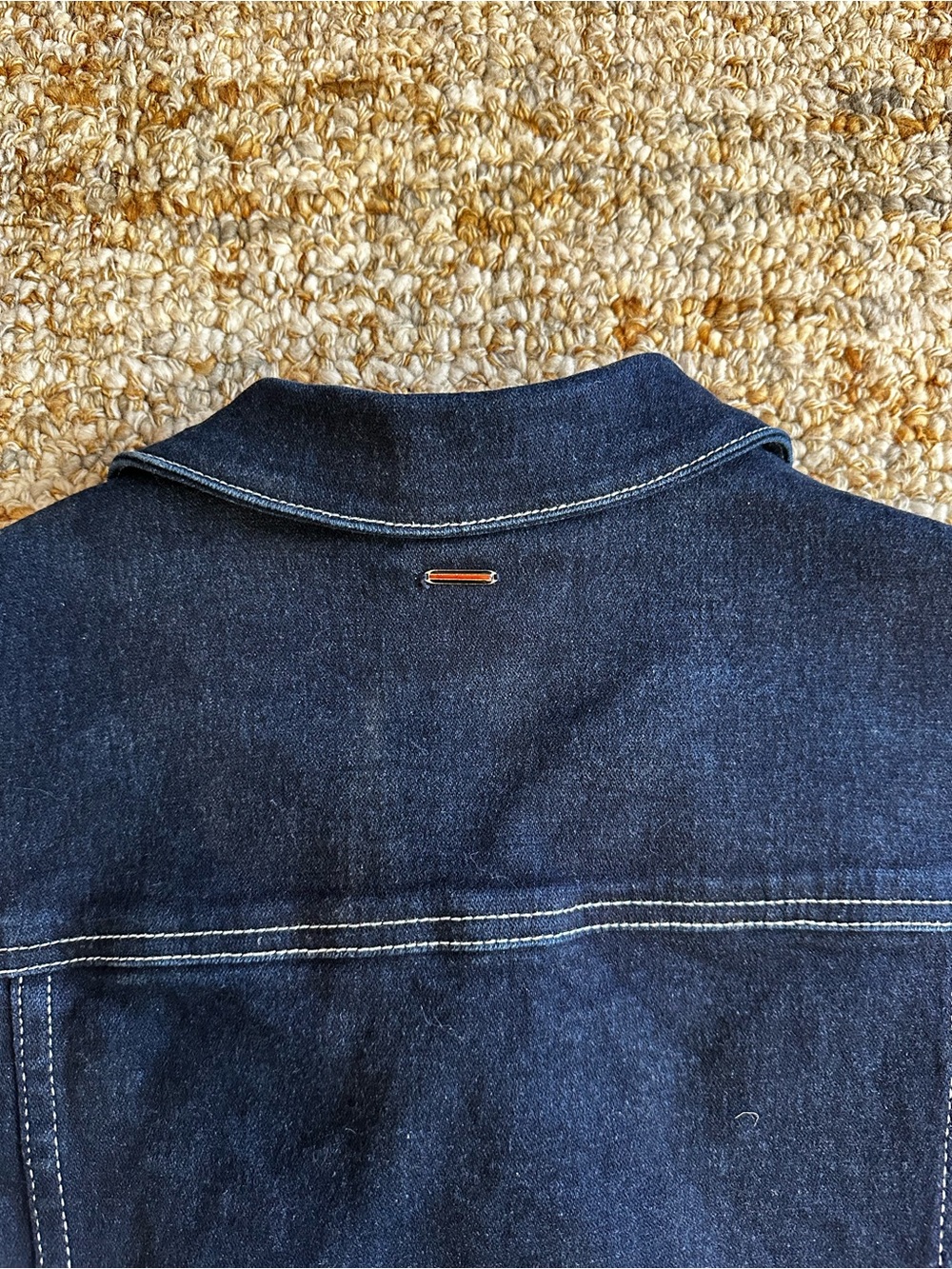 FUBU Dark Blue Denim Jean Jacket - Picture 10 of 10